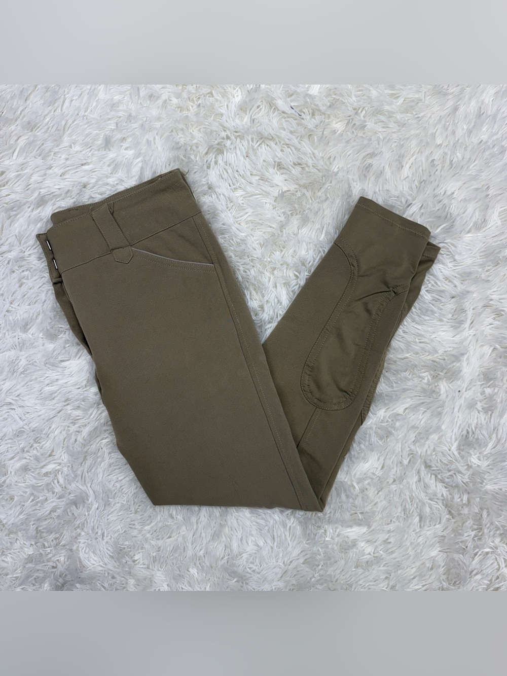 Women’s Size 26R Tan Smartpak Knee Patch Horseback Riding Breeches